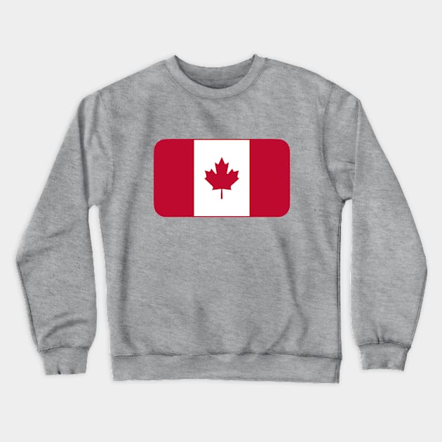 Flag of Canada Crewneck Sweatshirt by JerryWLambert